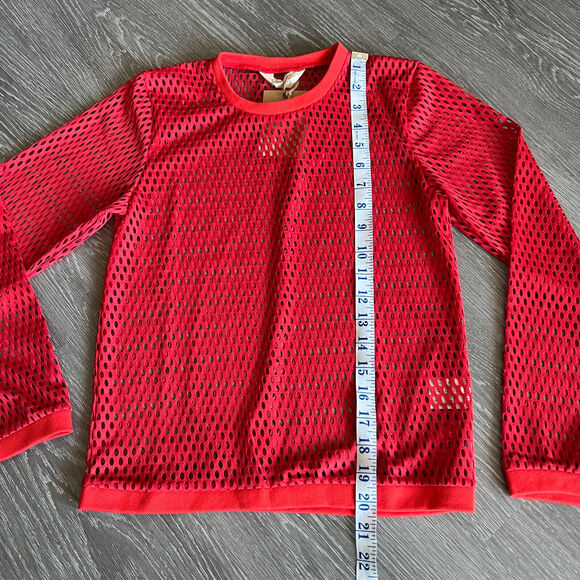Bella + Frank Mesh Shirt Kids 10 Years Red - Picture 6 of 9
